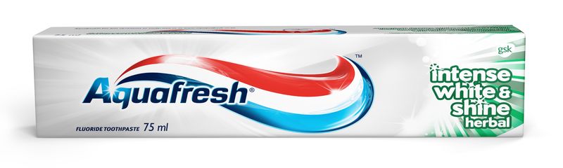 Aquafresh Intense White &amp; Shine Herbal Toothpaste 75ml