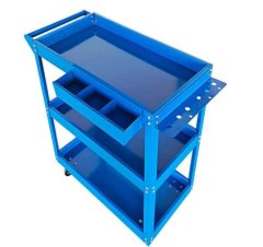 3 Tray Tool Trolley Includes Attachments For Tools And Bolts