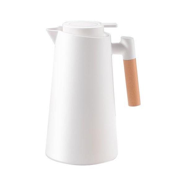 Desai Modern Coffee Carafe 1L with Wooden Handle