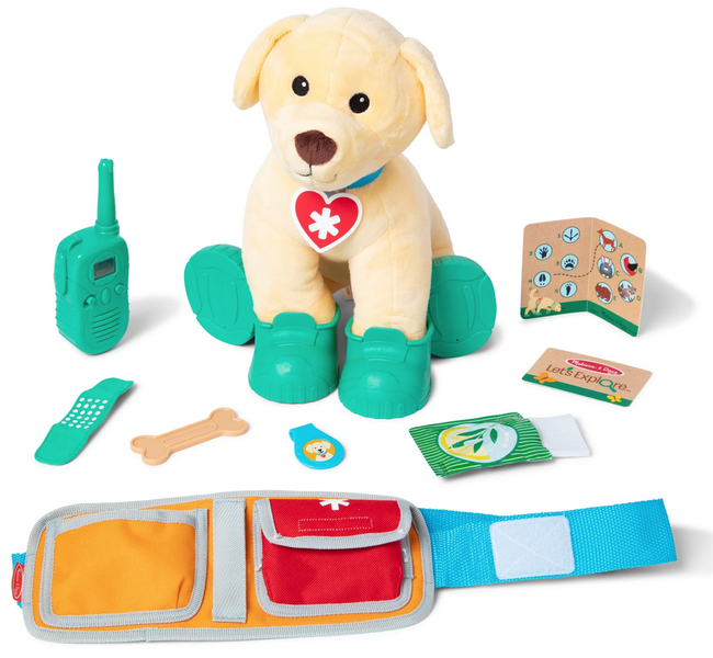 Melissa &amp; Doug Let's Explore Play Set - Ranger Dog with Search/Rescue Gear