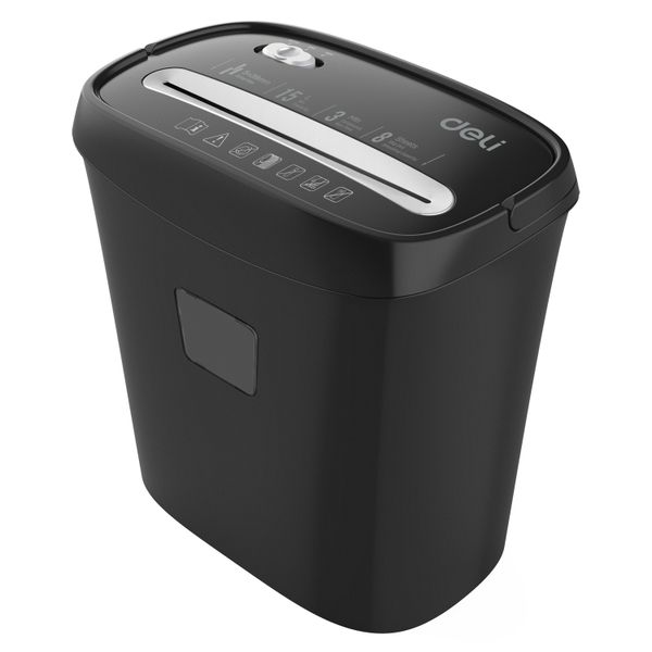 8 Sheet Cross-Cut Paper Shredder - Black (E9947)