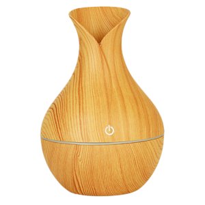 USB Led Wood Grain Aroma Humidifier