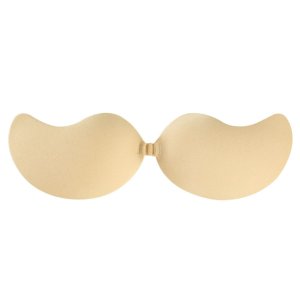 Thickened Mango-Colored Bra Cup, Wedding Dress Invisible Bra -B