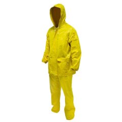 Rainsuit Rubberised Nylon Med Yel