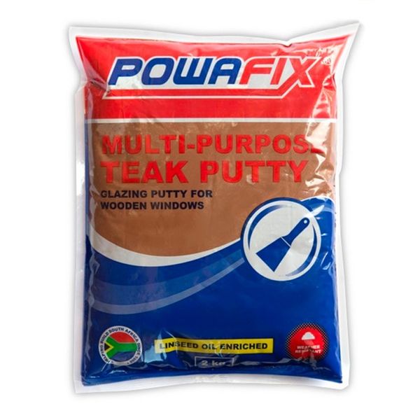 Powafix - Putty - Teak - 500g - 30 Pack