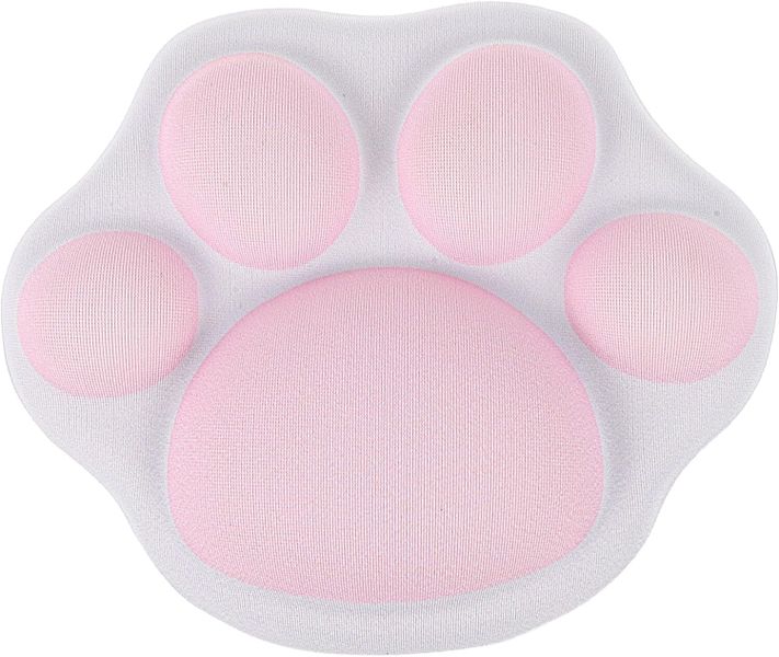 Elegant Cat Paw Mouse Rest Pad Material Wrist Support for Long Hours