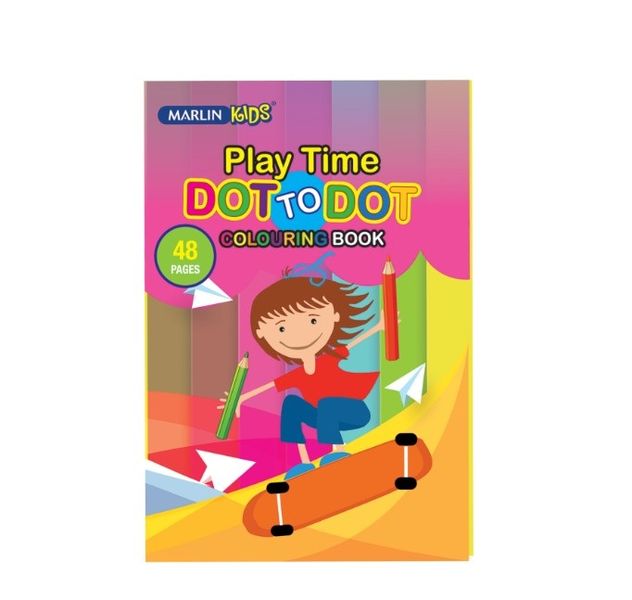 Marlin Kids -Playtime Dot To Dot Activity Books 48 Page (Pack Of 10)