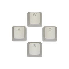 Royal Kludge Pudding Keycaps - White