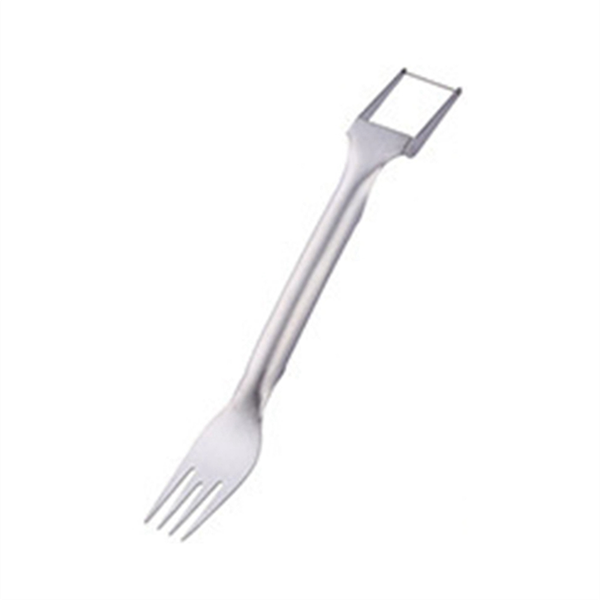 Dual Head Watermelon Cutter Slicer Tool Silver