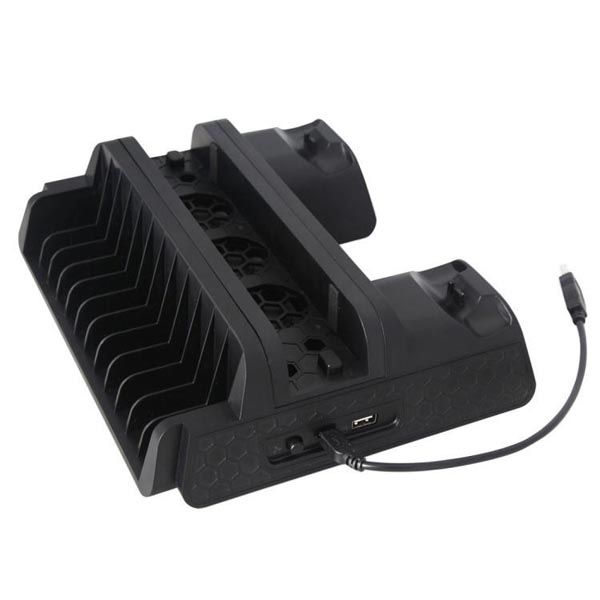 Dobe Cooling Fan, CD Storage, Controller Dock for PS4/ PS4 Pro/ PS4 Slim