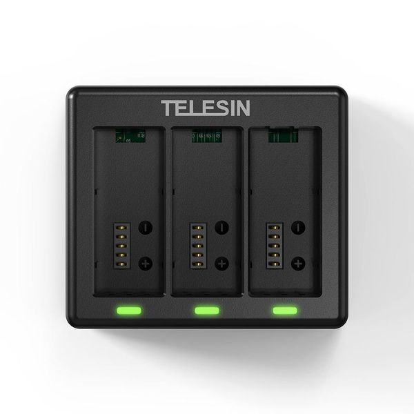 3 Slots Charging Base Compatible with GoPro HERO13 ( USB to USB-C)