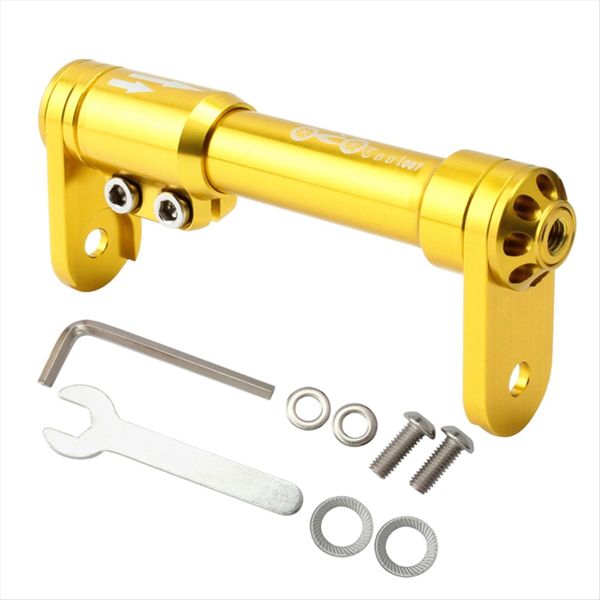 Muqzi Bike Easy Wheels Extension Bar for Brompton Folding Bike(Red)