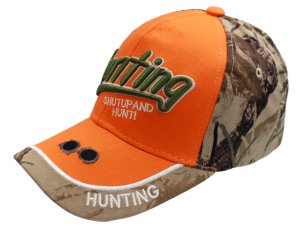 Wolfhound - Hunt in Style with the ShutUp and Hunt - Orange Baseball Cap