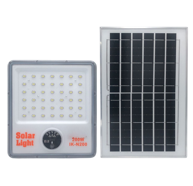 200W Solar Floodlight With Motion Sensor