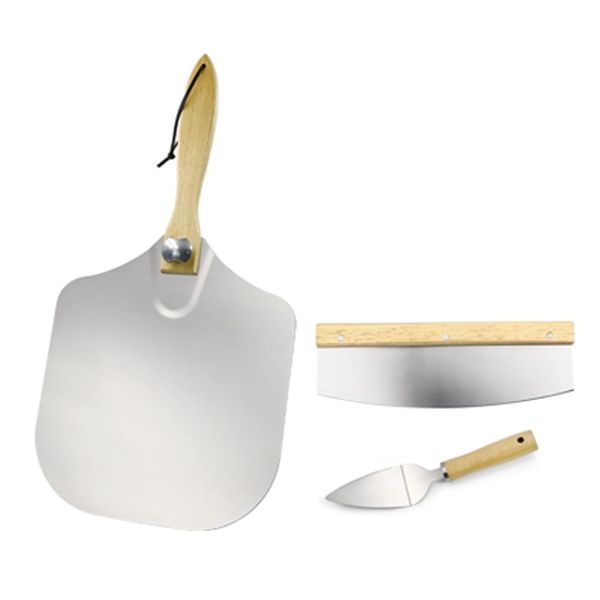 Lifespace Pizza Set - Peel, Cutter &amp; Lifter