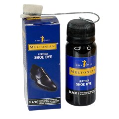 Meltonian Black Leather Shoe Dye - Permanent Leather Colour Restorer