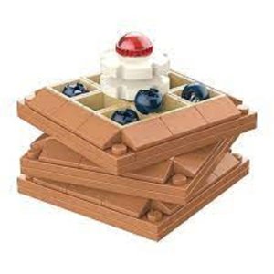 Classic Waffle 118-piece Building Blocks Set, 14.5 × 9 × 5 cm