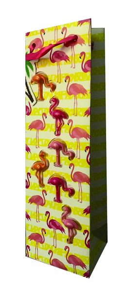 Flamingo Gift Bag with Glass Markers