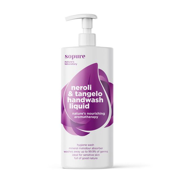 SoPure Natural Neroli &amp; Tangelo Hand Washing Liquid 500ml - Eco-Friendly