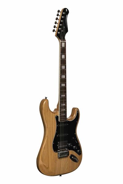 STAGG Vintage Series Natural Electric guitar with solid alder body