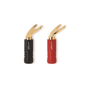 QED Screwloc ABS Duo Spade 2Red/2Blk