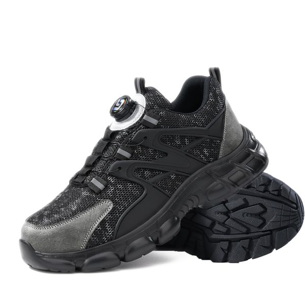 Men's Work Shoes - Durable Toe Lightweight &amp; Breathable for All-Day Comfort