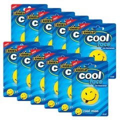 Shield Cool Face Freshener - Cool Man - 12 Pack