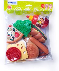 Miniland Fast Food Assortment - 19 Pieces