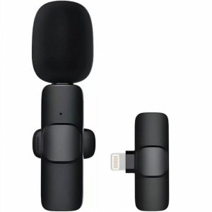 Wolulu AS-51304 Lightning Pin For IOS Lapel Dual Wireless Microphone
