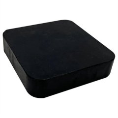 Rubber Dapping Block, 4x4x1Inch, Jewelers Tool for Jewelry &amp; Stamping