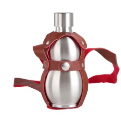 Outdoor Stainless Gourd Flask for Men &amp; Women, Pocket-Size Whiskey Liquor