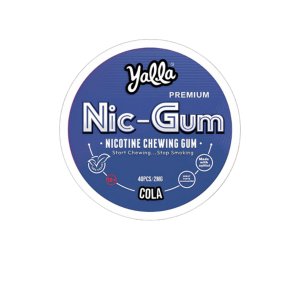 Yalla Nicotine Gum (2mg) 40 Pack - Cola Ice