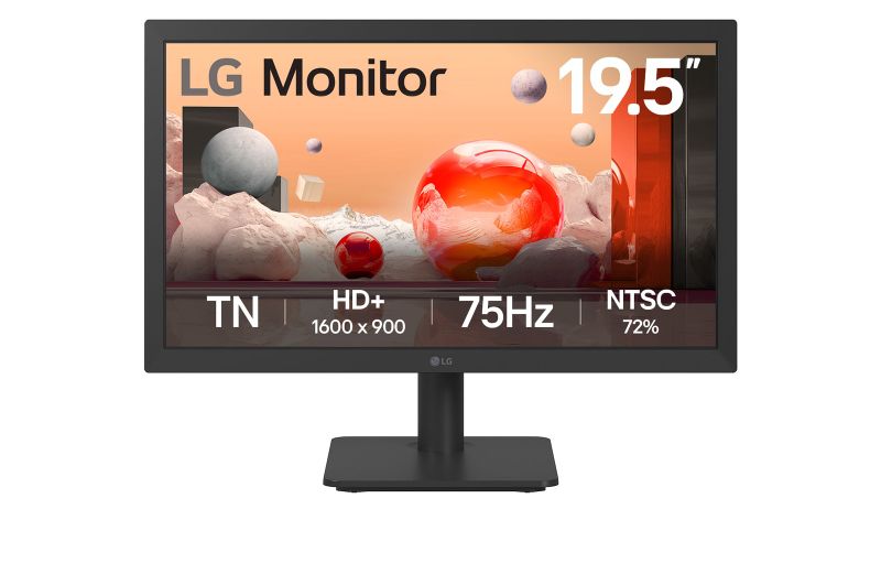 LG 20U401A 19.5-inch 1600 x 900p HD+ 16:9 75Hz 2ms LED TN Monitor