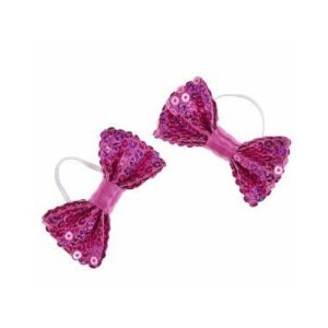 Build-A-Bear 2 Pack Fuchsia Sequin Bow