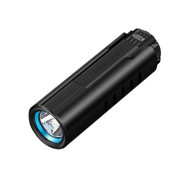 Imalent LD70 Black Flashlight, 4000 Lumen, 203m Throw, rechargeable