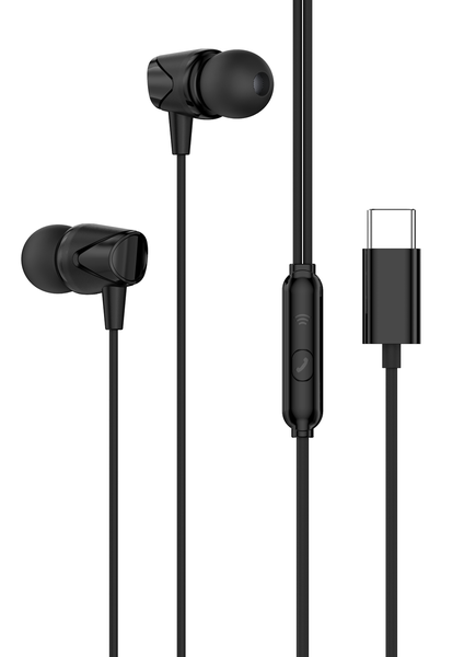 TechZA Hi-Fi Type-C Wired Earphones with Mic - Stereo Headset TZ-HF03