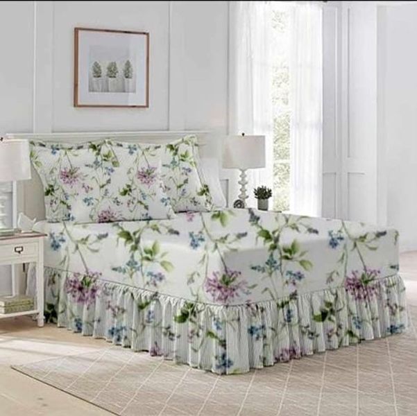 5-Piece Bedspread Set - White
