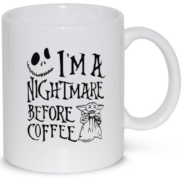 I'm A Nightmare Before Coffee Birthday Christmas Anniversary Gift11Oz Mug
