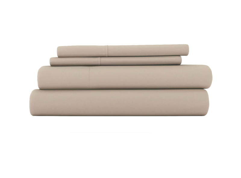 Easy Iron Hotel Sheet Set Tan