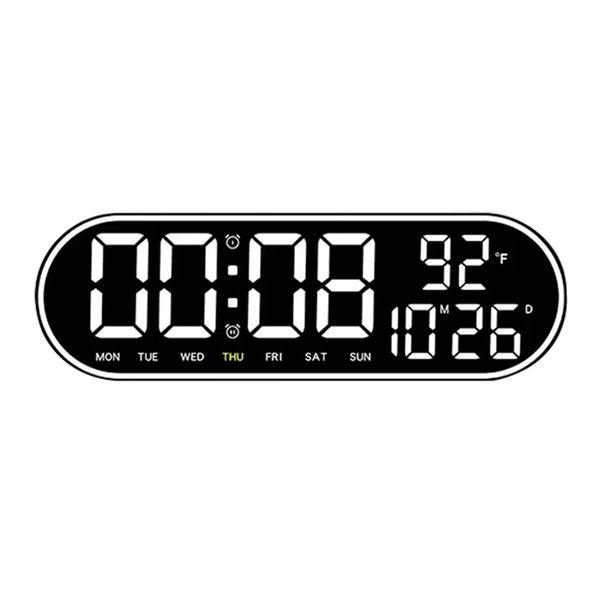 Multi-functional Large LED Display Digital Wall Clock Home Decor Office