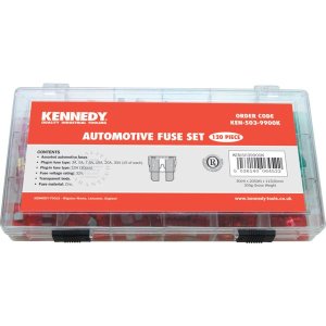 Kennedy Automotive Fuse Assortment Set Zinc 120Pce