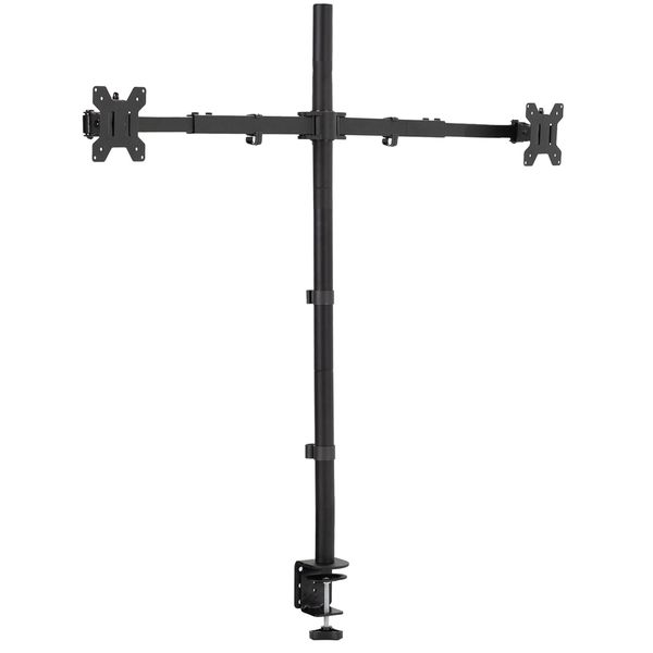 Dual Monitor Arm Mount Adjustable Monitor Stand Holds 13-27"Computer Screen