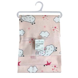 2Pack Receiver Baby Blanket-Lamb Cloud &amp; Star