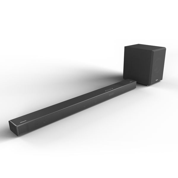 Hisense 7.1.2Ch 570W Dolby Atmos Bluetooth Soundbar with Wireless Subwoofer