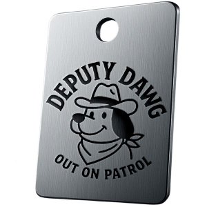 Canvas Cowboy Pets QR Pet Recovery Tag - 25mm x 30mm
