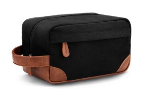 Toiletry Bag Hanging Dopp Kit for Men Water Resistant Canvas Shaving Bag