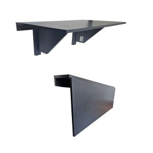 Smartfold Wall-Mounted Drop Leaf Table 100x53cm - Midnight