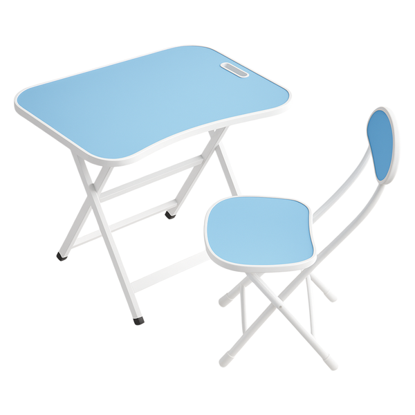 Foldable Table &amp; Chair Set - Portable Outdoor Furniture