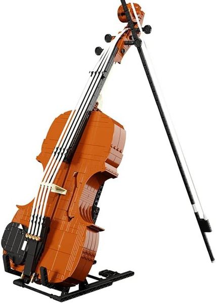 Violin Model Building Blocks Set - 919 Piece