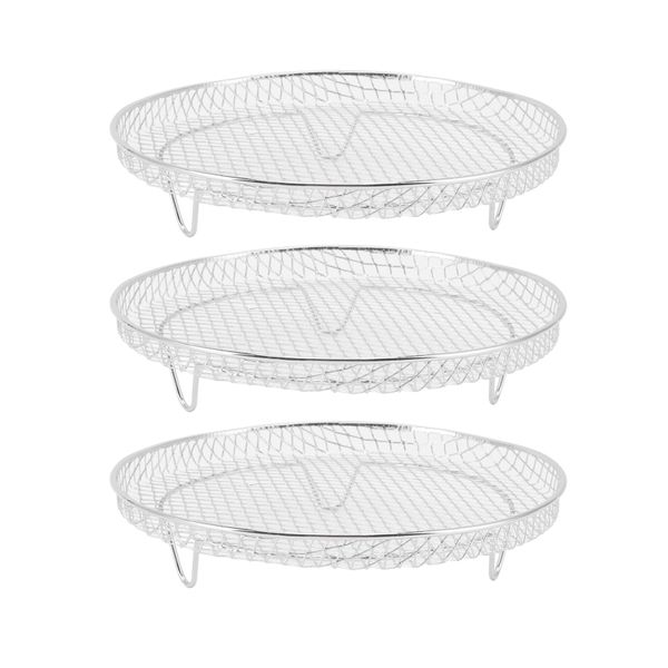 3 Pieces Stainless Steel Dehydrator Racks for Air Fryers